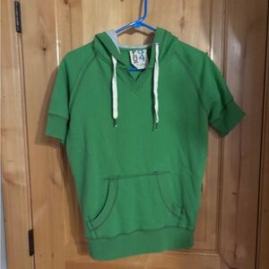 Blue 84 Green Hoodie with Drawstrings